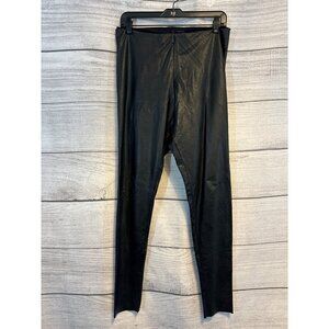 Commando Black Faux Leather Leggings Size XL